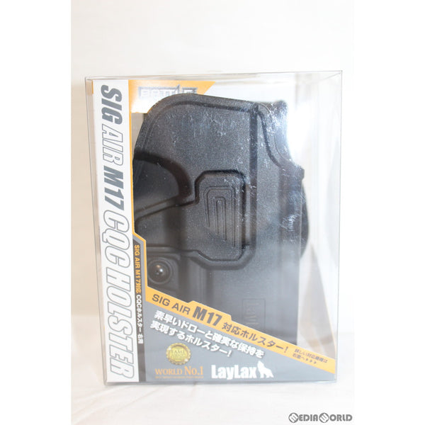 【新品即納】[MIL]LayLax(ライラクス) BATTLE STYLE(バトルスタイル) SIG AIR M17対応 CQCホルスター 右用 BK(ブラック/黒)(20211021)