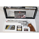 【新品即納】[MIL]クラウンモデル ホップアップガスリボルバー コルト パイソン .357マグナム 8インチ シルバー (18歳以上専用)(20211114)