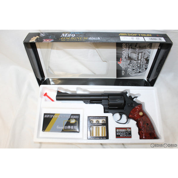 【新品】【お取り寄せ】[MIL]クラウンモデル ガスリボルバー S&W(スミスアンドウエッソン) Ｍ29 .44マグナム 6インチ BK(ブラック/黒) (18歳以上専用)(20150223)