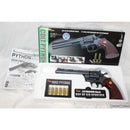 【新品即納】[MIL]クラウンモデル ホップアップエアリボルバーシリーズ コルトパイソン M66 .357マグナム 6インチ ウッドタイプグリップ シリーズNo.23 (10歳以上専用)(20211218)