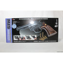 【新品即納】[MIL]クラウンモデル エアリボルバー M19 4インチ BK(ブラック/黒) ウッドタイプグリップ (10歳以上専用)(20210324)