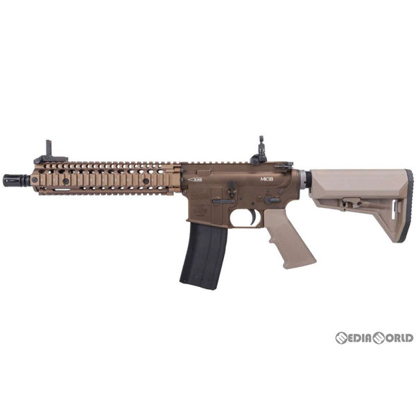 【新品即納】[MIL]KingArms(キングアームズ) ガスアサルトライフル Daniel Defense MK18 GBB【JASG認定】 DE(ダークアース)(EMG-GBB-01-DE) (18歳以上専用)(20220121)