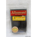 【新品即納】[MIL]Altamont(アルタモント) S&W(スミスアンドウェッソン) K/Lフレームスクエア用 サービスパネル・チェッカー・メダリオン付・SW茶系 グリップ(20220118)