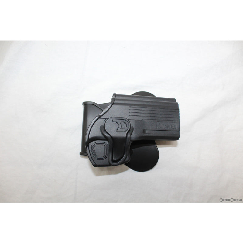【新品即納】[MIL]AMOMAX(アモマックス) リリースボタン・ホルスター パドル・ホルスター for CZ75D コンパクト BK(ブラック/黒)(AM-T24/7G2)(20150223)