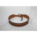 【新品即納】[MIL]イーストA ウエスタンガンベルト 牛革製 ブラウン Lサイズ(No.060-L-Br)(20150223)