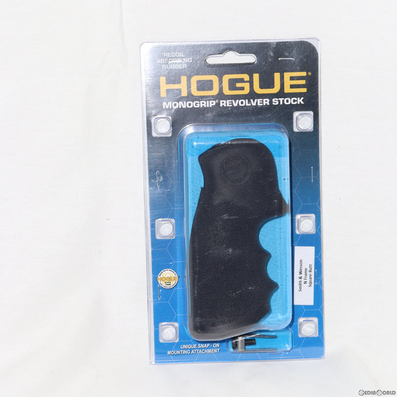 【新品即納】[MIL]HOGUE(ホーグ) S&W(スミスアンドウェッソン) Nフレーム スクエア(M29) モノグリップ フィンガー ラバーG BK(ブラック/黒)(