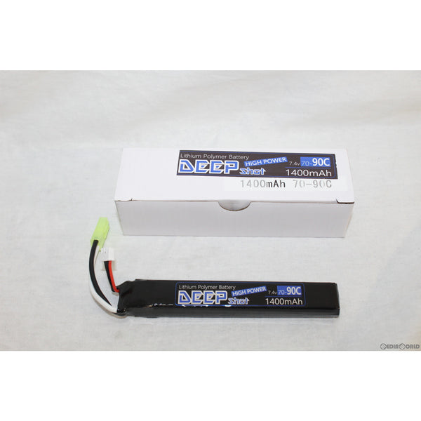 【新品即納】[MIL]DEEP shot(ディープショット) リポバッテリー 7.4v 1400mAh 70-90C(20220217)