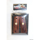 【新品即納】[MIL]PANDORA ARMS(パンドラアームズ) ウッドグリップ ガバメント/45オート メダル/ブラウン(AWG-410)(20220326)