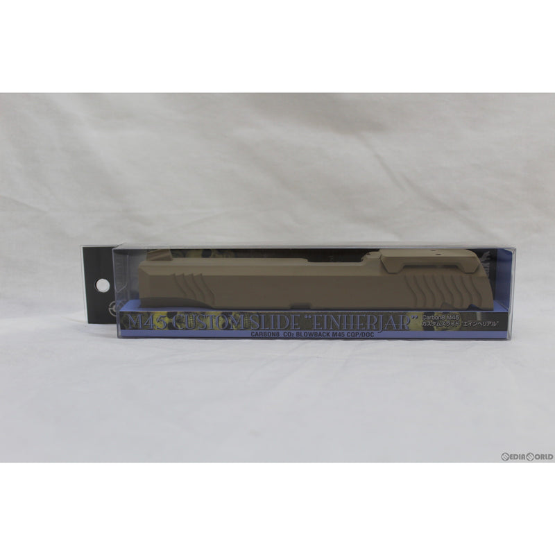 【新品即納】[MIL]LayLax(ライラクス) NINE BALL(ナインボール) Carbon8(カーボネイト) CO2 M45 CQP/DOC カスタムスライド EINHERJAR(エインヘリアル) TAN(タン)/無刻印(20220401)