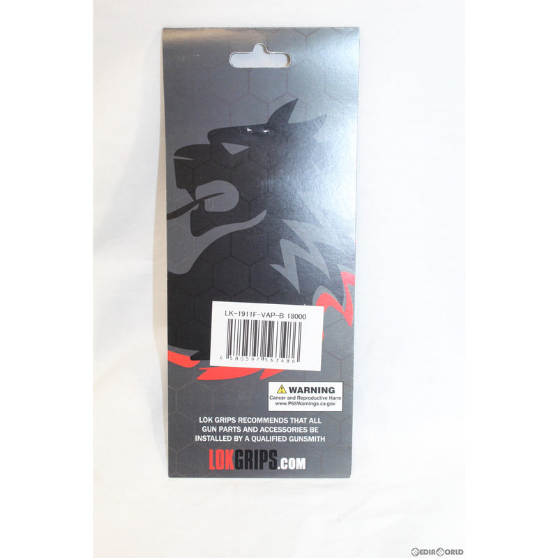 【新品即納】[MIL]LOKGRIPS(ロックグリップ) 1911フルサイズ用・処刑人・Veritas Aequitas・ペニー硬貨・ソリッド グリップBK(ブラック/黒)(LK-1911F-VAP-B)(20220414)