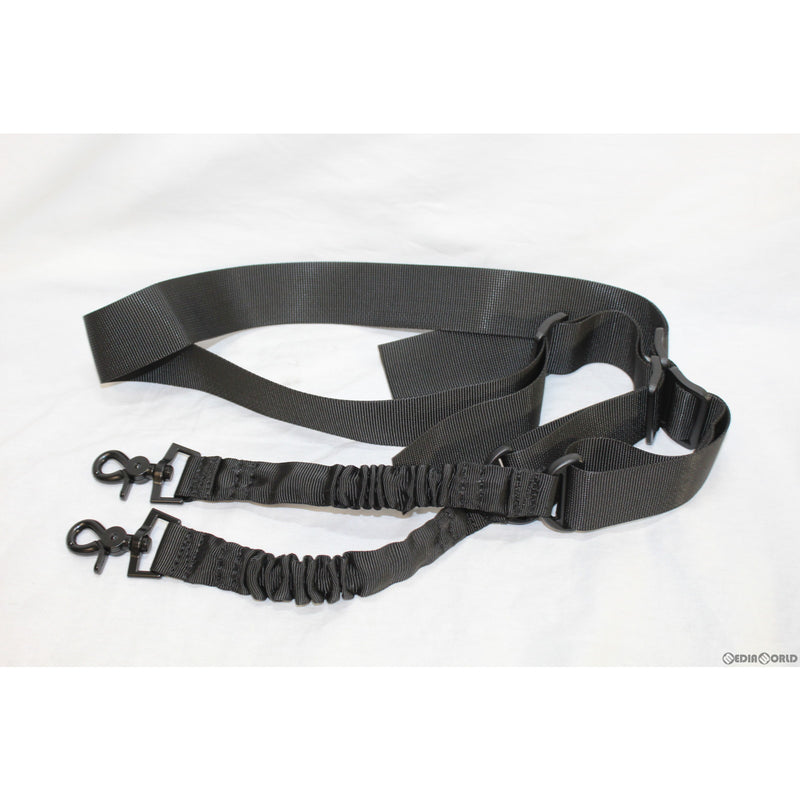 【新品即納】[MIL]AMOMAX(アモマックス) 2ポイントスリング with ラウンドフック BK(ブラック/黒)(AM-DS02)(20220422)