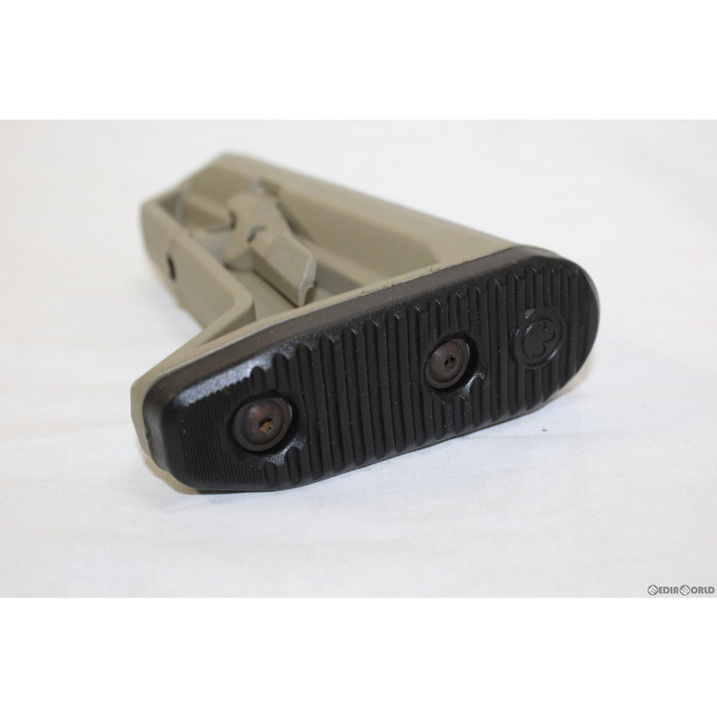 【新品即納】[MIL]IRON AIRSOFT(アイアンエアソフト) SLKストック DE(デザートカラー) 刻印入り(IR-1704-D)(20150223)