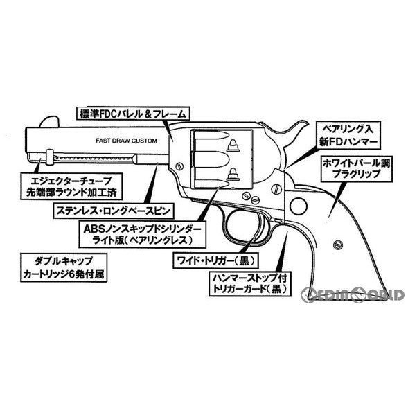 【新品即納】[MIL]ハートフォード(HWS) 発火モデルガン組立キット コルト SAA.45 FDC Basic(ベーシック)(20220721)
