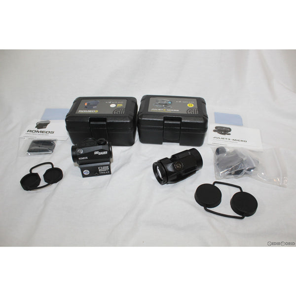 【新品即納】[MIL]ノーブランド SIG SAUER ROMEO5タイプ ドットサイト&JULIET3タイプ マグニファイアセット BK(ブラック/黒)(KW-SC-103-BK)(20220618)