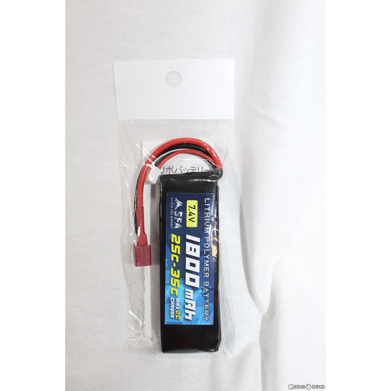 【新品即納】[MIL]SFA 7.4V1800mAh 25C-35C ミニSタイプ バッテリー ミニT(SA-B006T)(20220528)