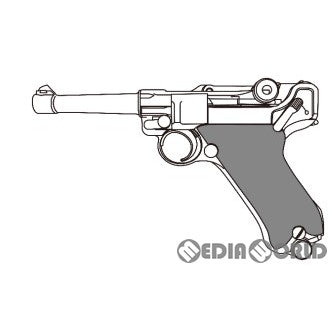 【新品即納】[MIL]マルシン工業 ダミーカート仕様 金属製モデルガン LUGER(ルガー) P-08 4インチ パラベラム ブラックABSグリップ(20230218)