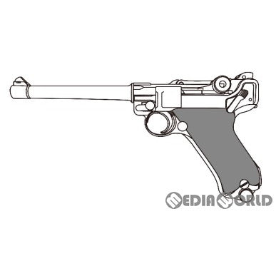 【新品即納】[MIL]マルシン工業 ダミーカート仕様 金属製モデルガン LUGER(ルガー) P-08 6インチ マリーネ ブラックABSグリップ(20230218)