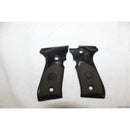 【新品即納】[MIL]Altamont(アルタモント) M92FS/M9用 アルティマチェッカーロゴ入SB黒系 グリップ(20221009)