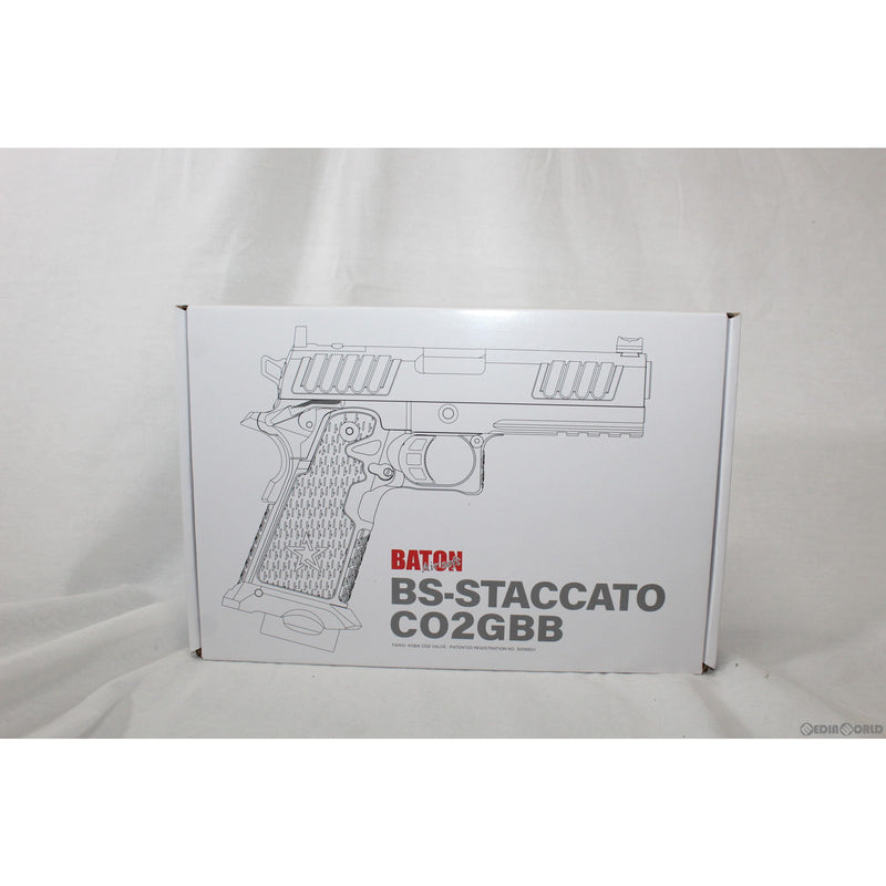 【新品即納】[MIL]BATON airsoft(バトンエアソフト) CO2ガスブローバック BS-STACCATO【JASG認定】 セカンドロット改良版(BS-STACCATO) (18歳以上専用)(20221013)