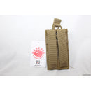 【新品即納】[MIL]GENESIS(ジェネシス) オープントップ M4シングルマガジンポーチ CT(コヨーテタン)(E-321-CT)(20150223)