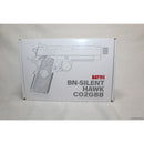 【新品即納】[MIL]BATON airsoft(バトンエアソフト)/名古屋ガンショップ CO2ガスブローバック BN-SILENT HAWK(サイレントホーク) 【JASG認定】 タイプA フル刻印バージョン (18歳以上専用)(20221022)