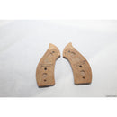 【新品即納】[MIL]Altamont(アルタモント) Jフレームラウンドバット用 サービスフラット形状/スムース/メダル付/SW茶 木製グリップ(20150223)