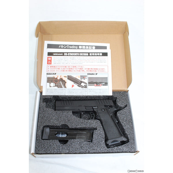 【新品即納】[MIL]BATON airsoft(バトンエアソフト)/名古屋ガンショップ CO2ガスブローバック BS-STACCATO(スタッカート) 【JASG認定】 民間刻印バージョン (18歳以上専用)(20221118)