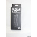 【新品即納】[MIL]S&T 電動M4用 スチール製 340連 HK刻印マガジン BK(ブラック/黒)(STMAG38HKBK)(20221119)