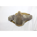 【新品即納】[MIL]WoSporT スチールハーフメッシュマスク A-TACS(ma-42-at)(20161130)