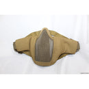 【新品即納】[MIL]WoSporT スチールハーフメッシュマスク TAN(タン)(ma-42-t)(20161130)