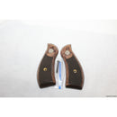 【新品即納】[MIL]Altamont(アルタモント) Kフレームラウンドバット用 サービスパネル・メダル付・チェッカー・SW茶 グリップ(20150223)