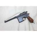 【新品即納】[MIL]A!CTION(アクション) モデルガン Mauser(モーゼル) C96 Red 9 ブルースチール ダミーカートリッジ同梱タイプ(20221224)