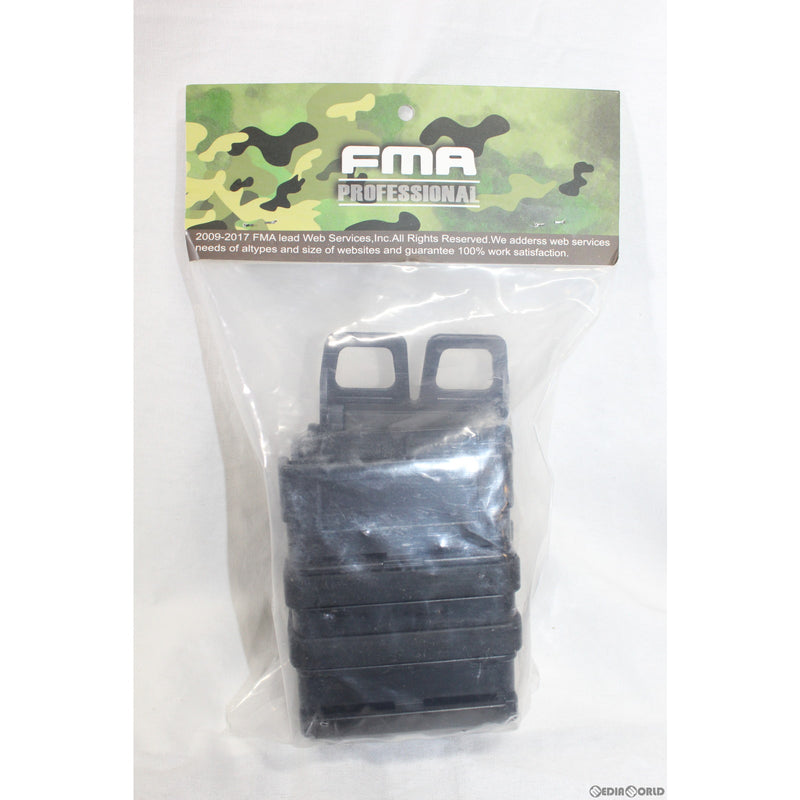 【新品即納】[MIL]FMA ファストM4マガジンホルダー 2個セット BK(ブラック/黒)(KW-MG-015-BK)(20230114)