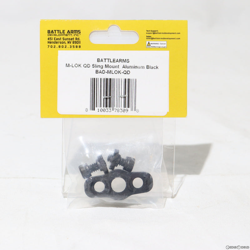 【新品即納】[MIL]BATTLE ARMS(バトルアームズ) M-LOK QD スリングマウント(BAD-MLOK-QD)(20230211)