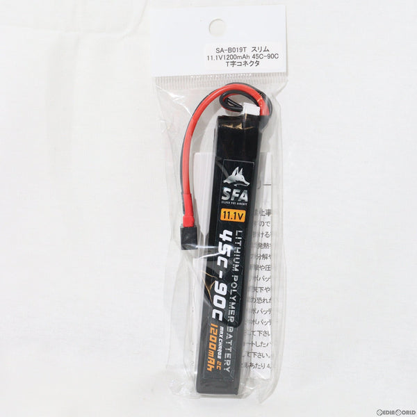 【新品即納】[MIL]SFA 11.1V1200mAh 45C-90C バッテリー スリムタイプ ラージT(SA-B019T)(20221224)