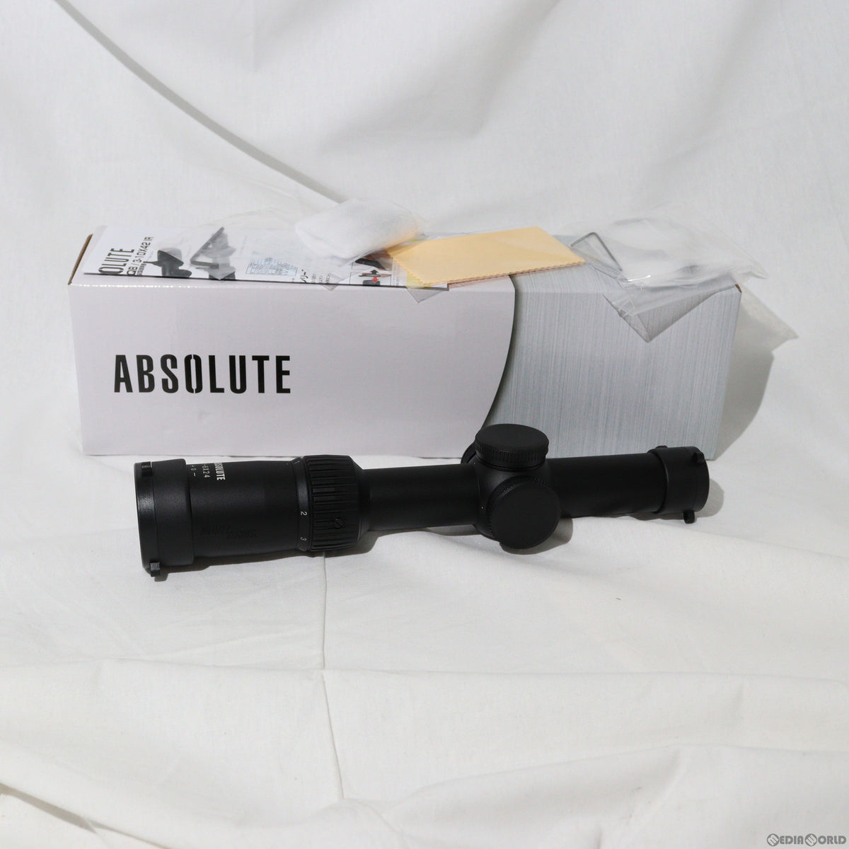 販売価格¥37,890】【新品即納】ノーベルアームズ ABSOLUTE(アブソリュート) 1624 IR CQB ライフルスコープ  BK(ブラック/黒) ｜【エアガン・ミリタリーグッズ通販】撃鉄