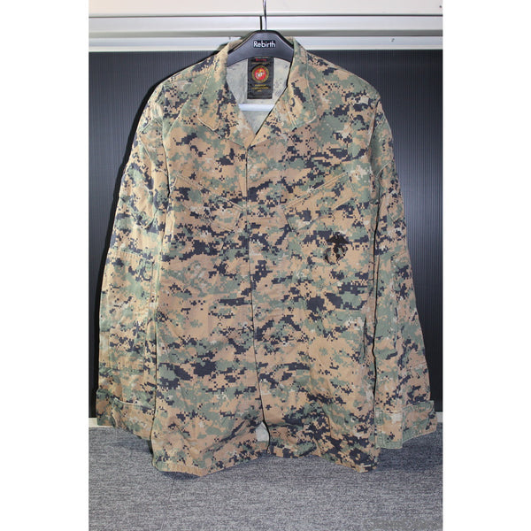 【中古即納】[MIL]PROPPER(プロパー) USMC BDUジャケット ウッドランドマーパット SMALL-LONG(スモールロング)(20150223)